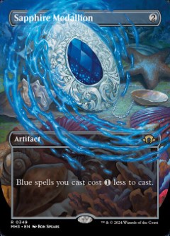 Sapphire Medallion Modern Horizons 3 Bordless Frame Break